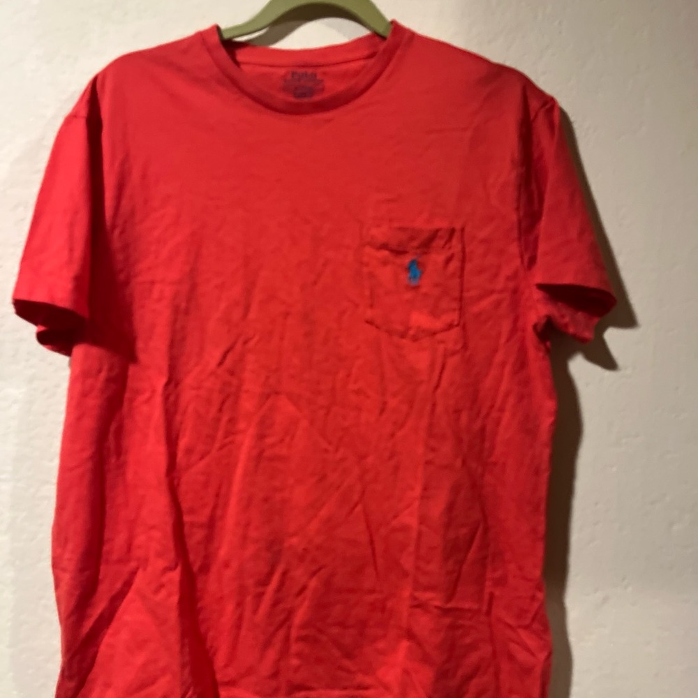 Polo by Ralph Lauren Men's Bright Red Tee
